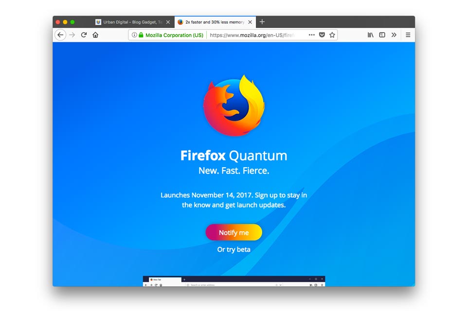 firefox quantum beta