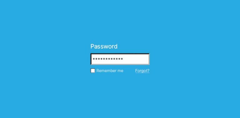 isi password