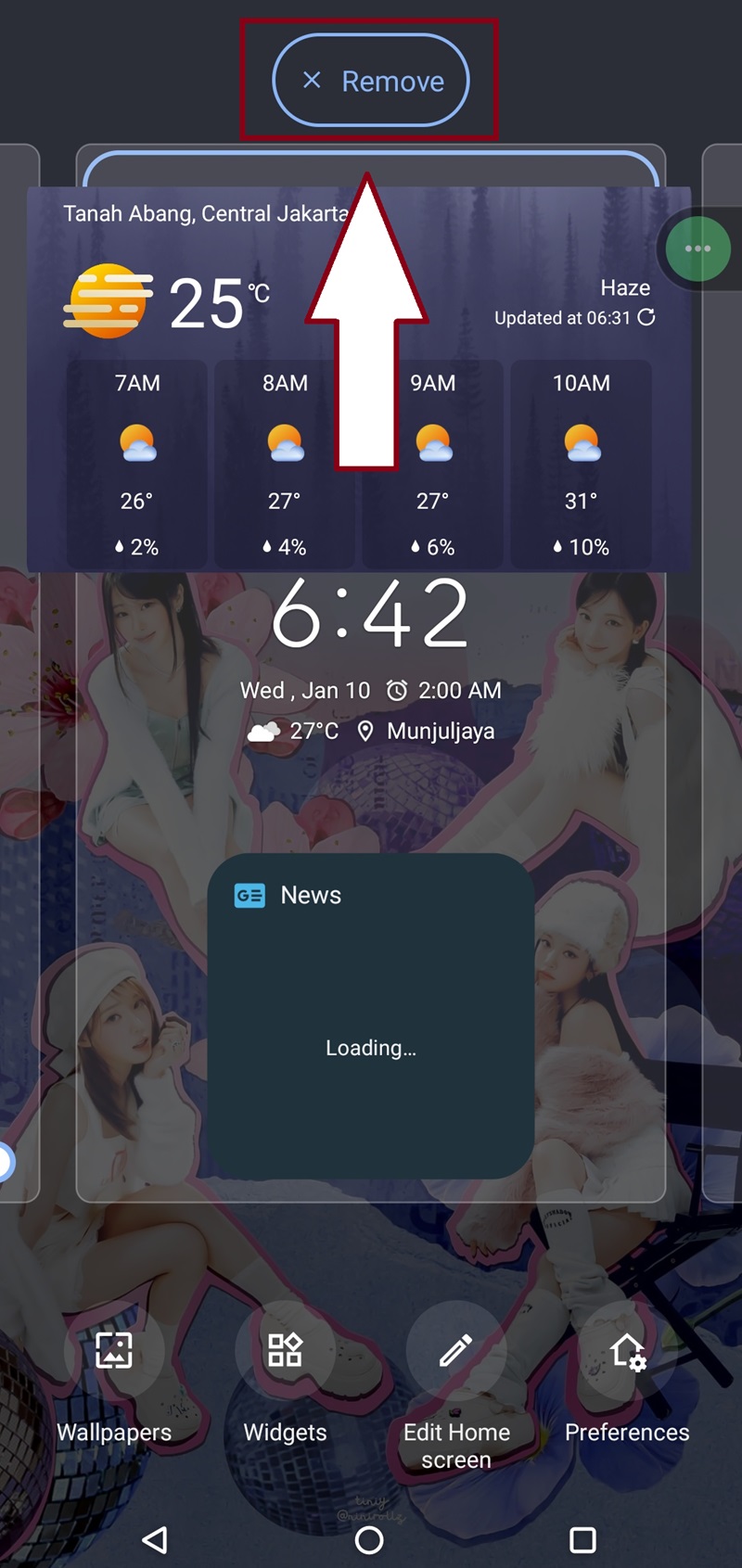 Cara Membuat Home Screen Android Kosong Tanpa Aplikasi 3