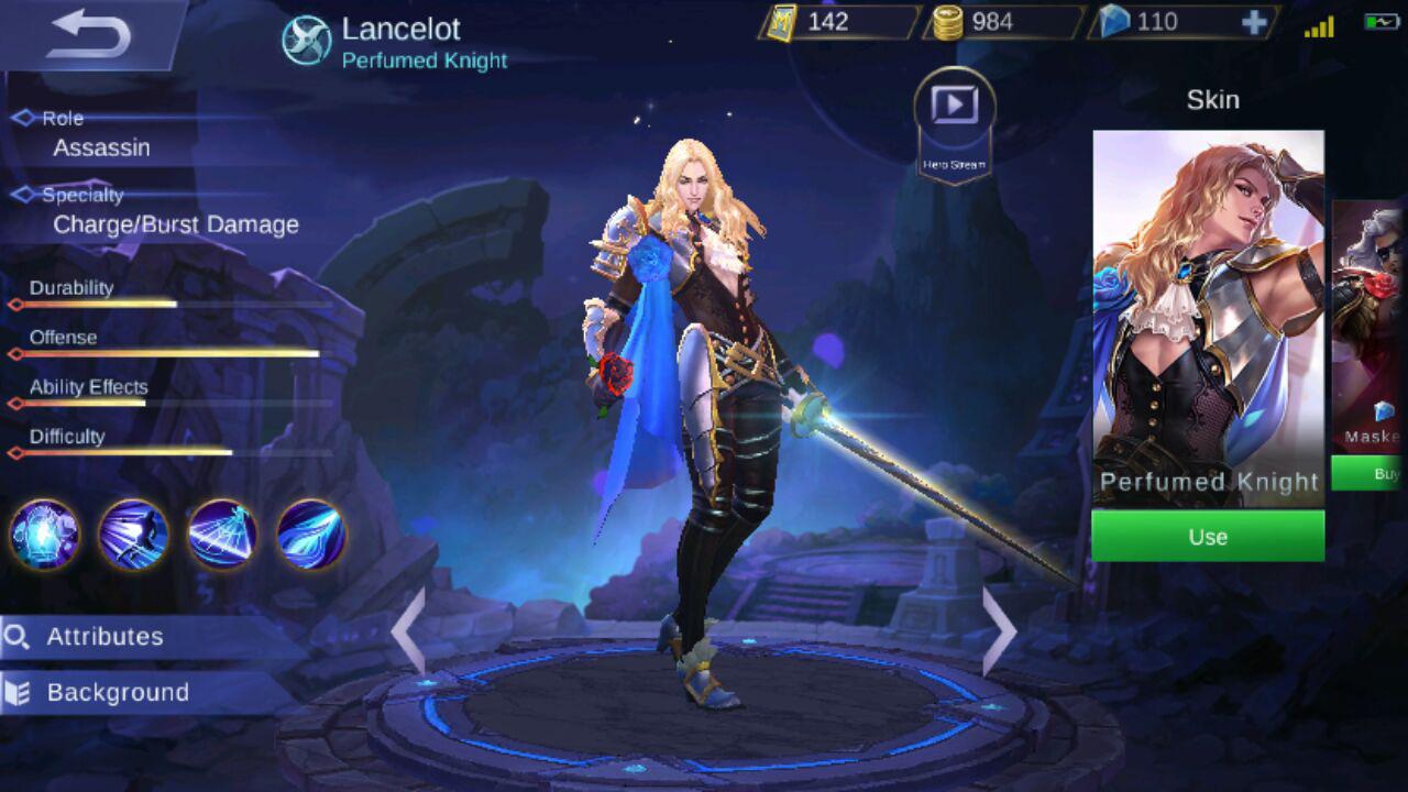 Lancelot, Hero Over Power di Mobile Legends