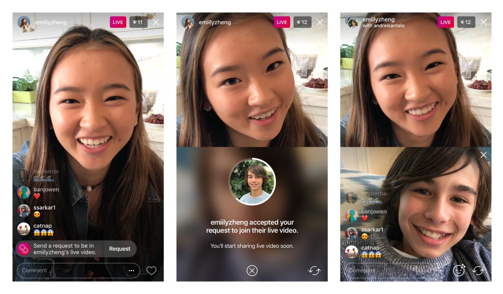 cara bergabung di instagram live