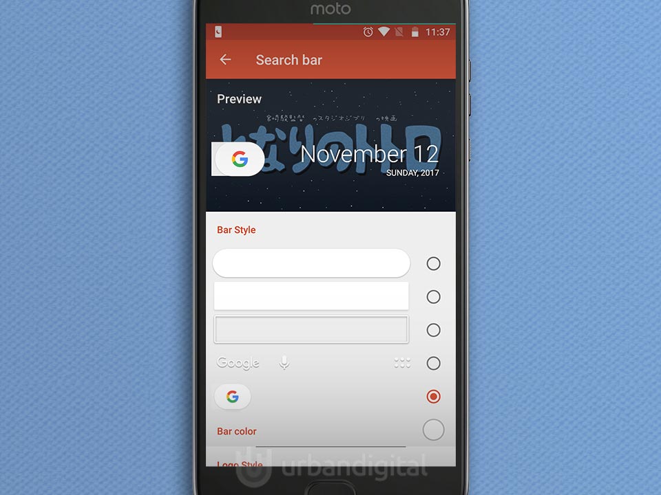 fitur nova launcher untuk mengganti bentuk google search android