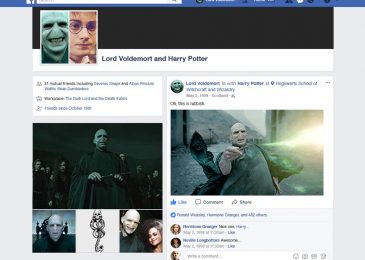 lord voldemort facebook account