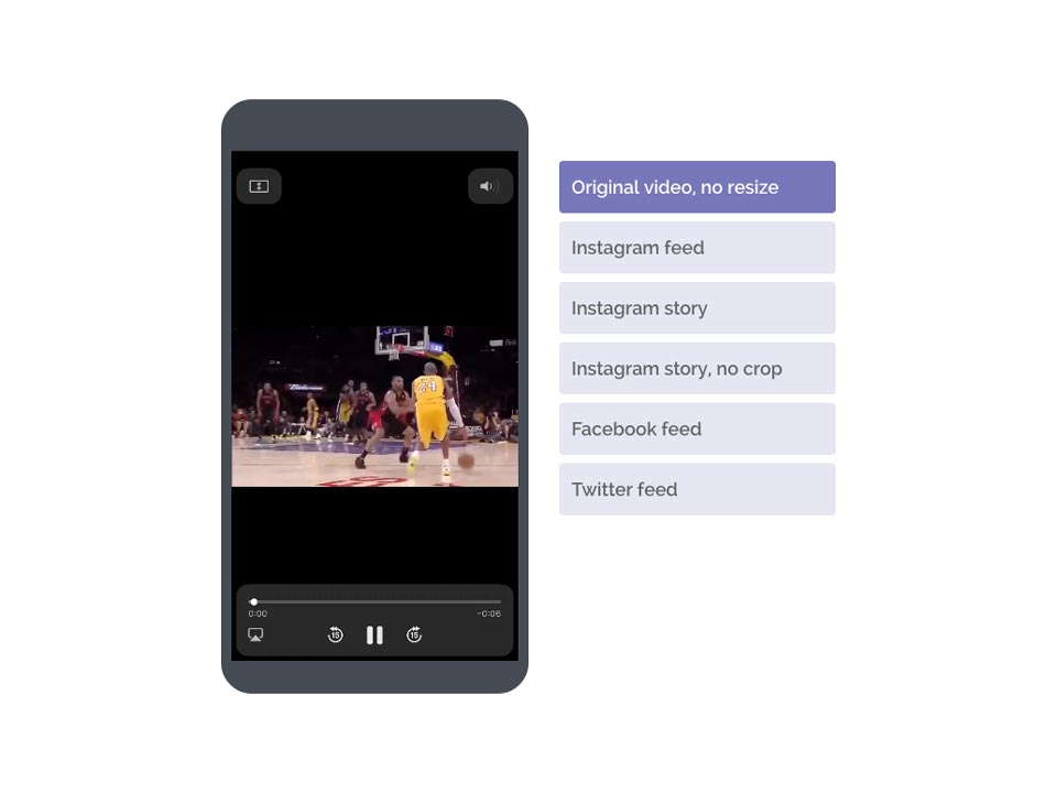 ubah ukuran video online