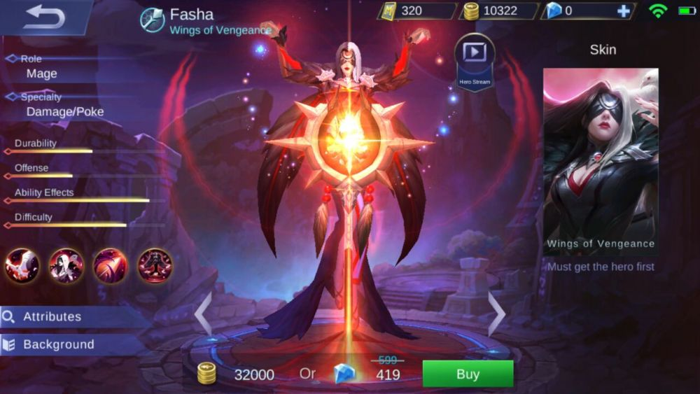 Hero Mobile Legends: Fasha, Mage Range Terjauh
