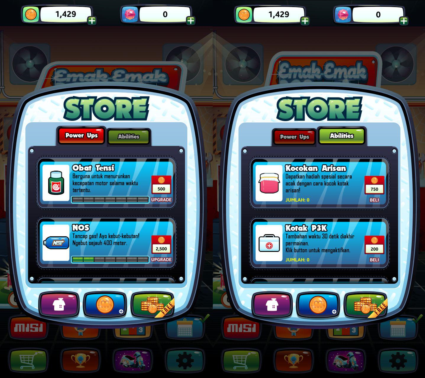 Review Game Endless Run: Emak-Emak Matic Sang Ratu Jalanan