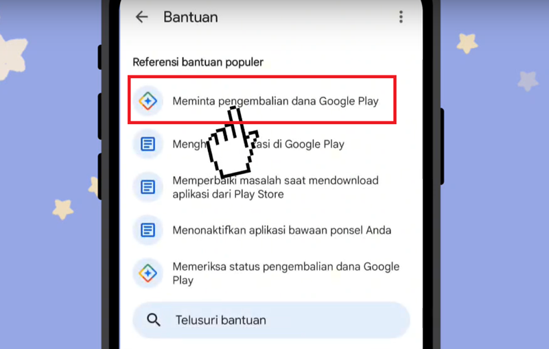 Cara Refund Google Play Store 4