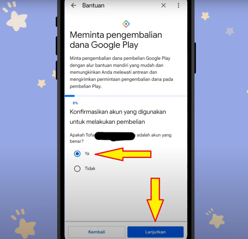 Cara Refund Google Play Store 6