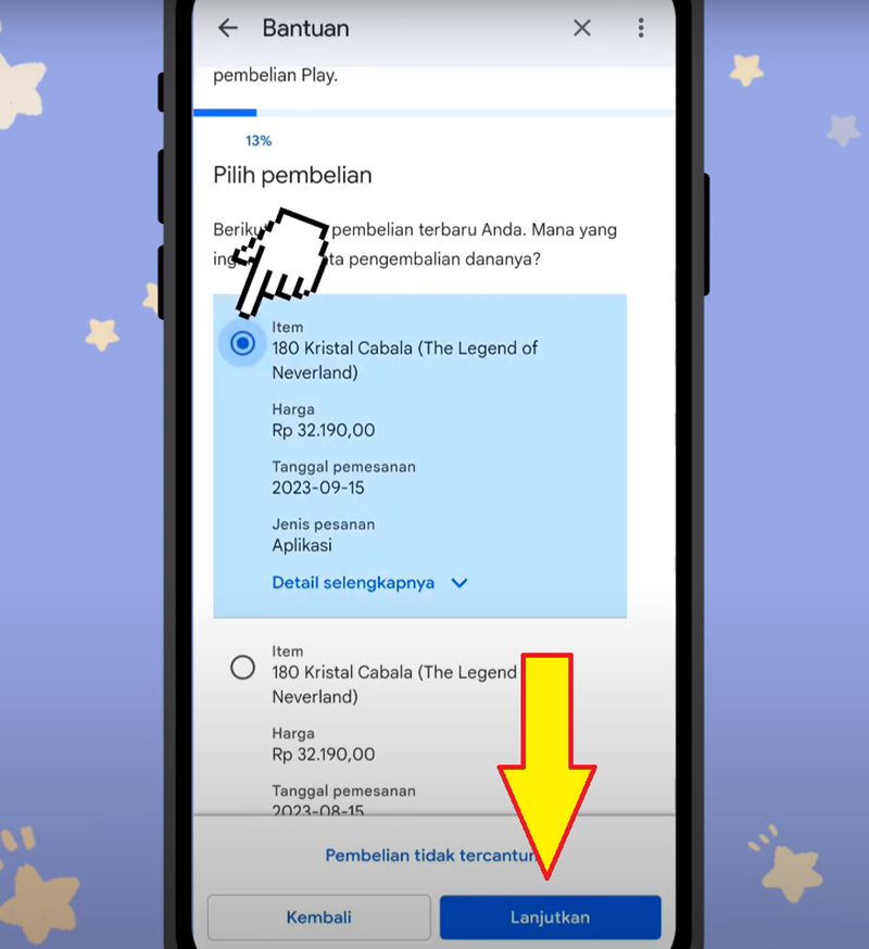 Cara Refund Google Play Store 7