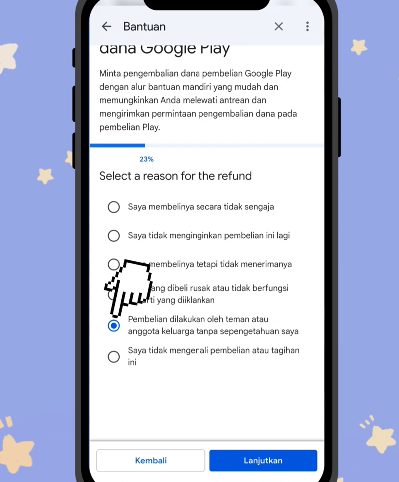 Cara Refund Google Play Store 8
