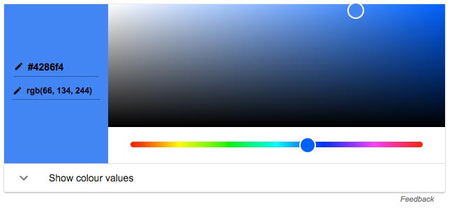 fitur rahasia google mencari warna 