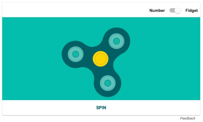 fidget spinner google