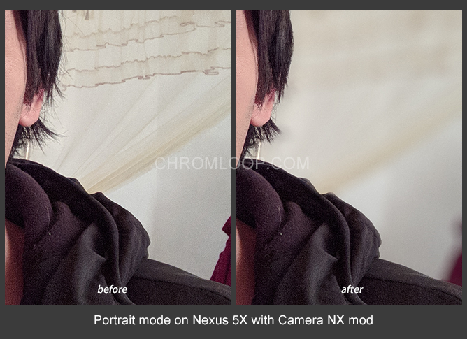 Portrait mode seperti Pixel 2 di Nexus 5X dengan Camera NX mod