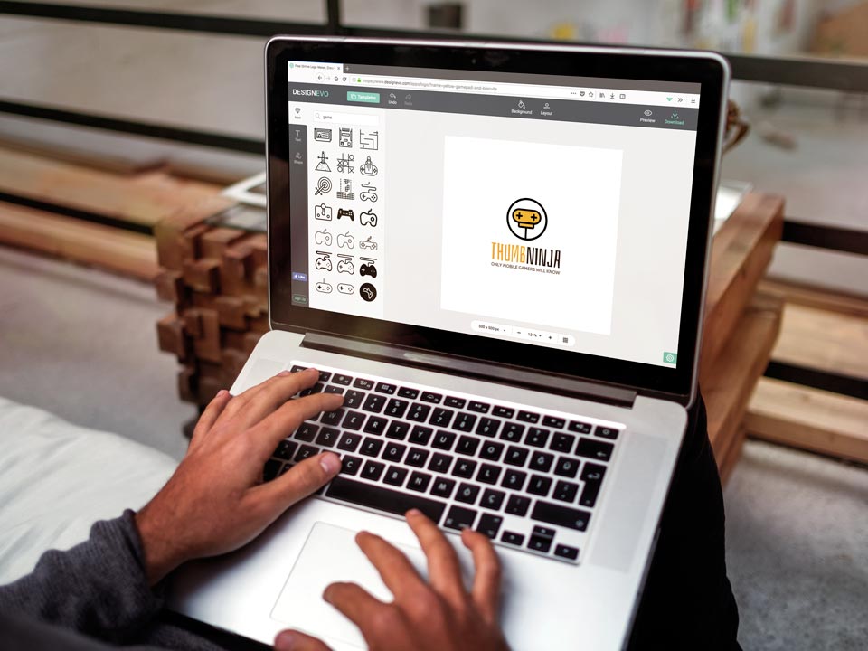 cara membuat logo keren online