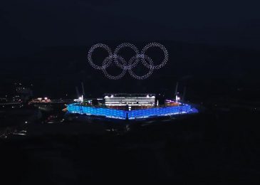 drone olimpiade musim dingin buatan Intel