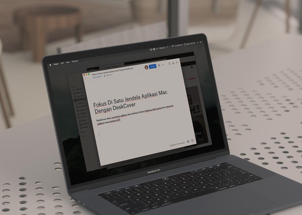 fokus pada satu aplikasi di mac