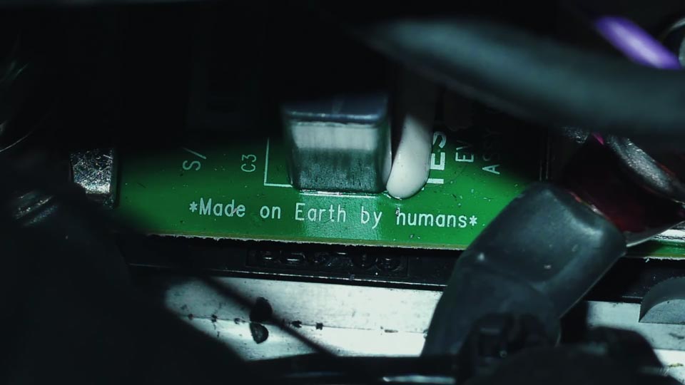 made on earth by humans