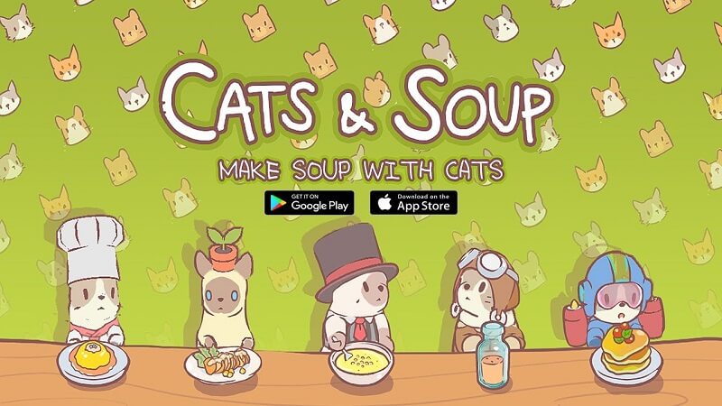 Game Kucing Cats & Soup - Cute Cat Game