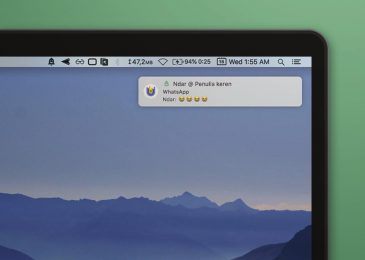 notifikasi android di mac