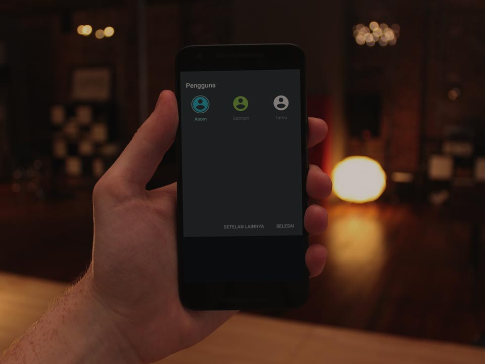 fitur pengguna di handphone android