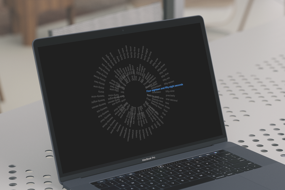 5 Screensaver Jam Untuk Mac Terbaik