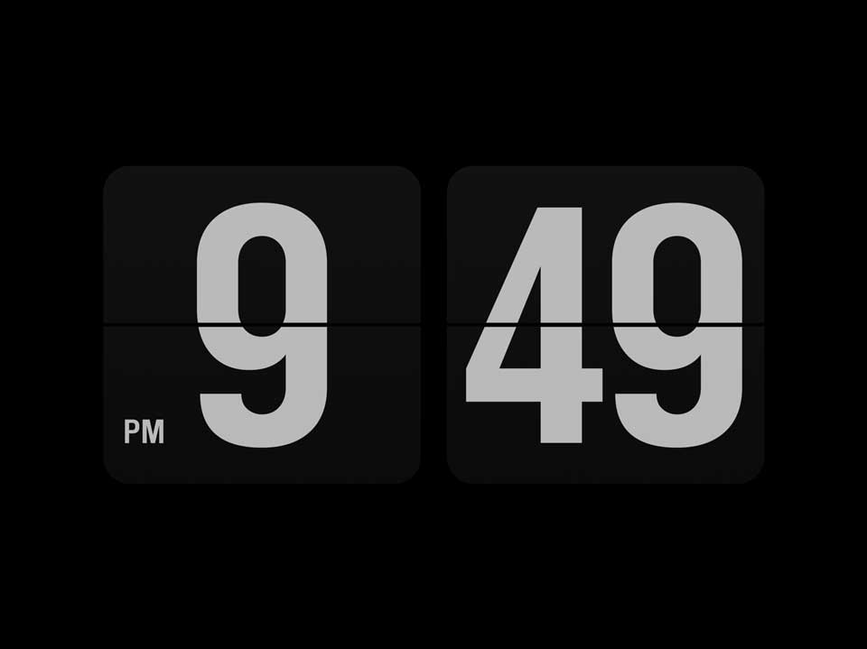 5 Screensaver Jam Untuk Mac Terbaik