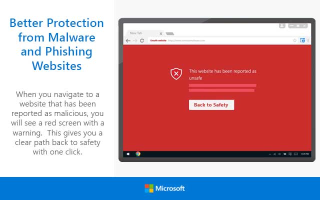 windows defender antivirus di browser chrome