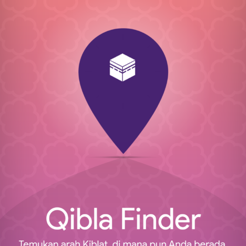 Cara Menggunakan Qibla Finder sebagai pencari arah kiblat - Step 01