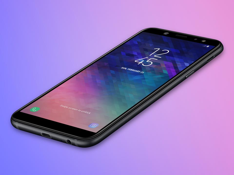 Samsung Galaxy A6 2018 hitam
