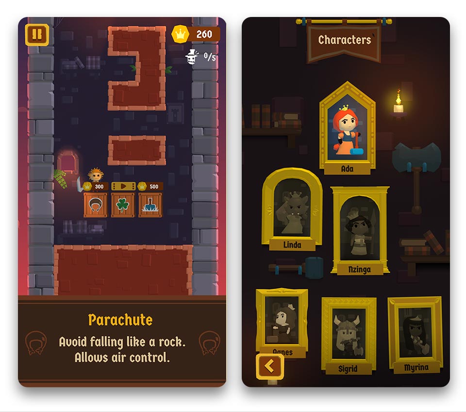 bonus dan karakter once upon a tower