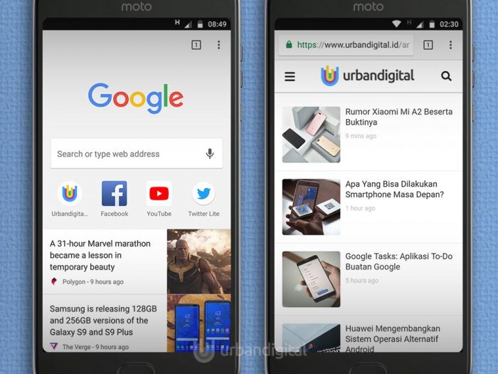 5 Browser Android Terbaik Dan Populer