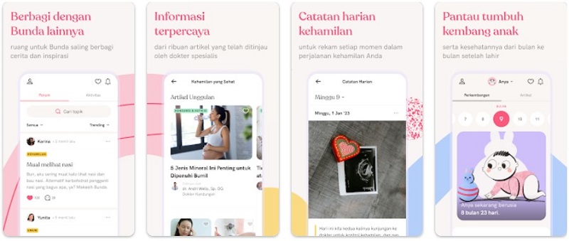 Diary Bunda Aplikasi Kehamilan - Aplikasi Kehamilan yang wajib dimiliki