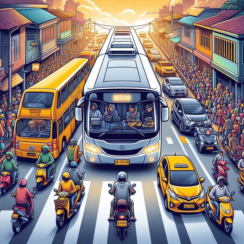 Pertimbangkan untuk Menggunakan Transportasi Umum atau Online