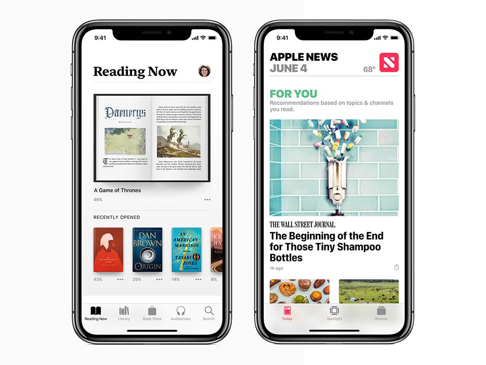 apple books dan apple news