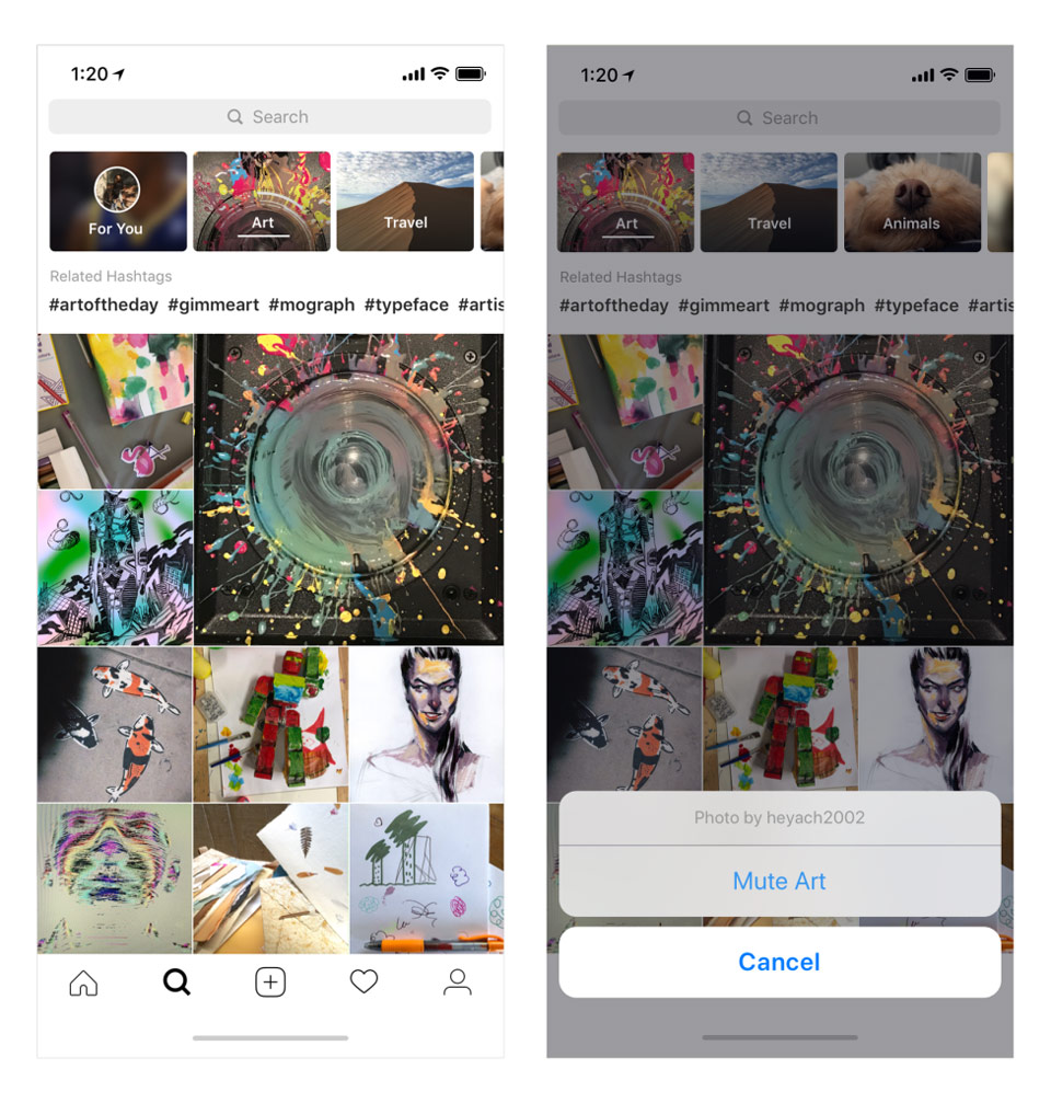 eksplorasi instagram baru dengan channel topik
