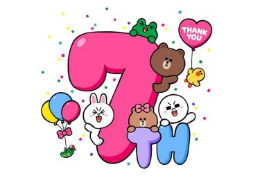ulang tahun LINE ke-7
