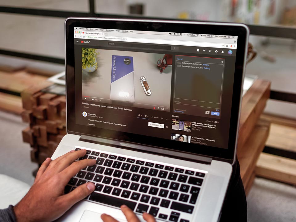 ekstensi video youtube rocket notes