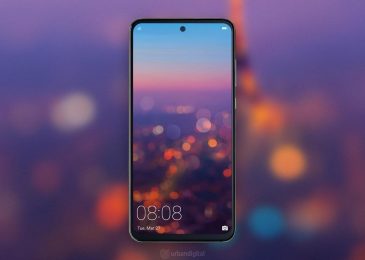 ilustrasi kamera handphone di layar