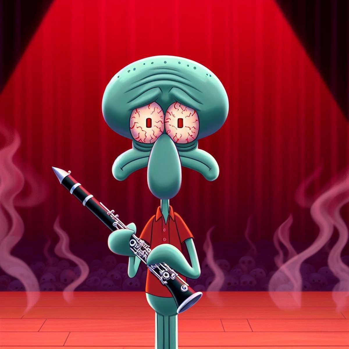 video red mist spongebob