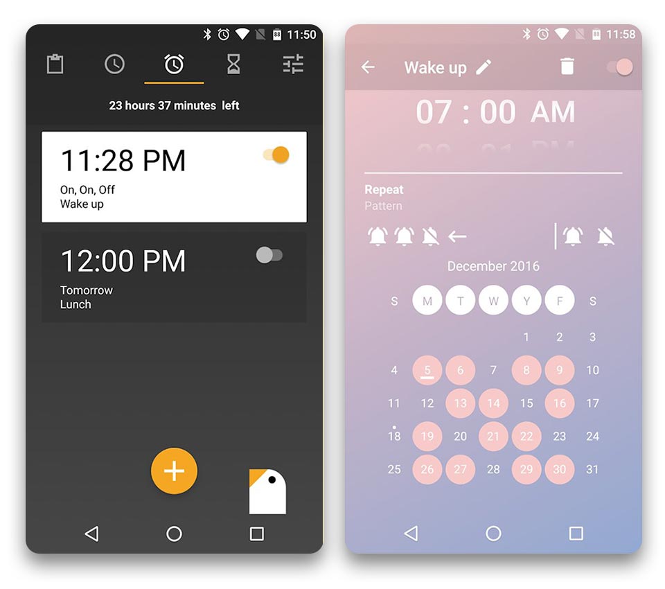aplikasi alarm android early-bird