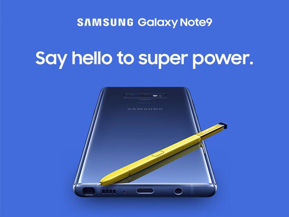 banner samsung galaxy note 9
