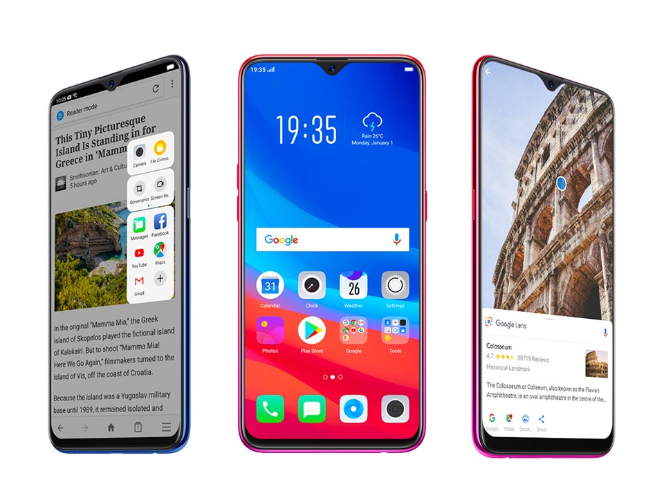 oppo f9 color os