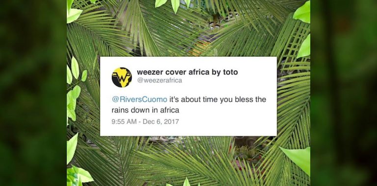 weezer toto africa