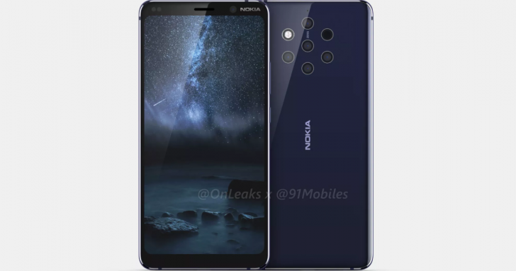 Nokia 9 PureView with five back cameras could be real after all