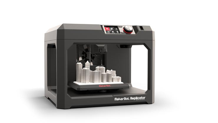 500620 makerbot replicator desktop 3d printer