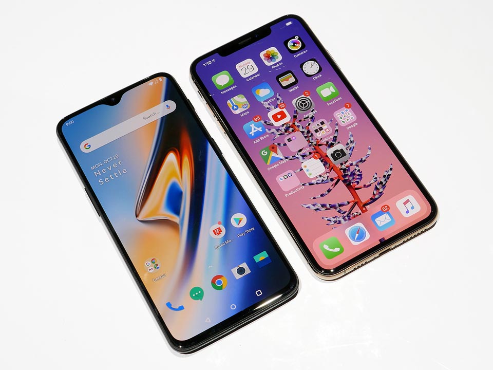 Android OnePlus 6T vs Apple iPhone XS Max