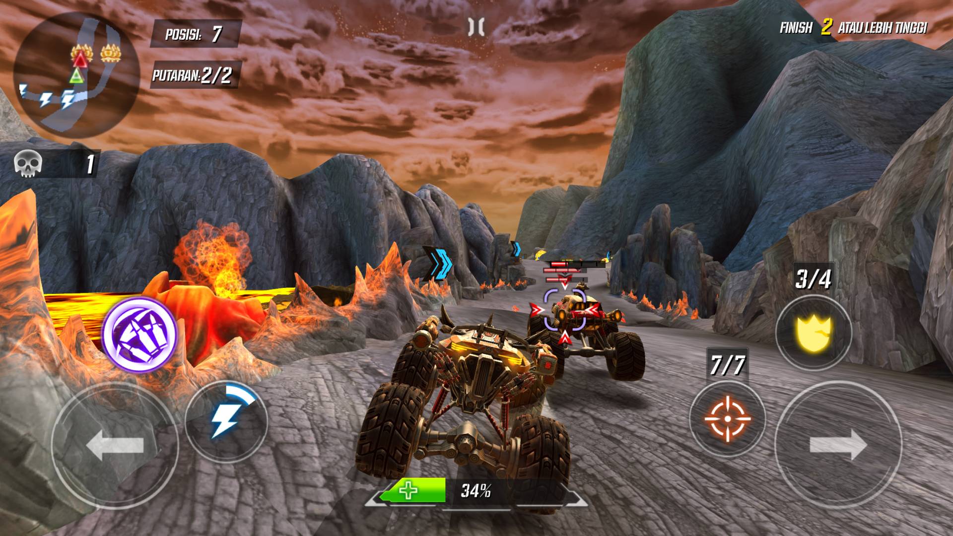 Rekomendasi Game Android Offline Terbaik dan Terbaru - RACE Rocket Arena Car Extreme