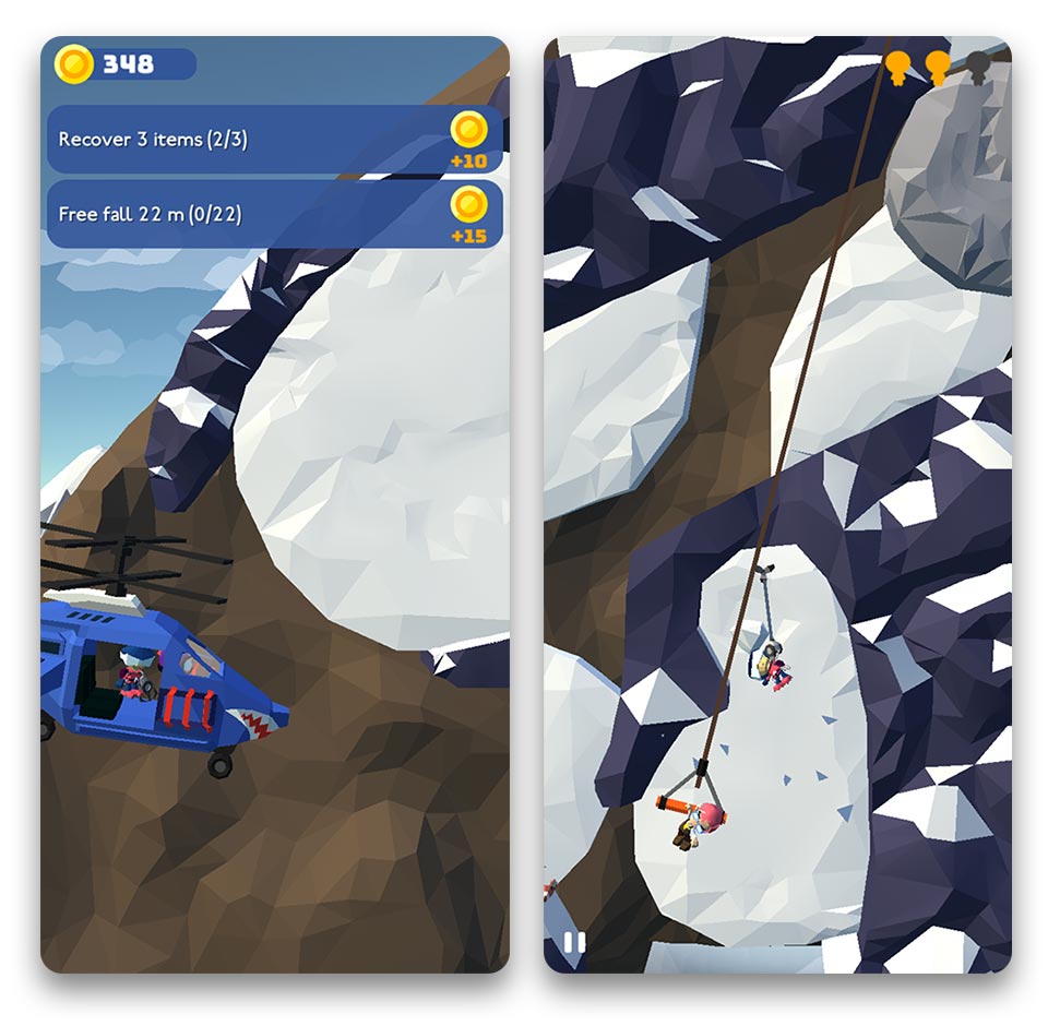 gameplay hang line