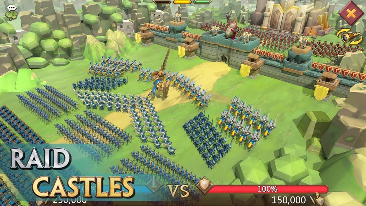 mengatur troops dalam game lords mobile