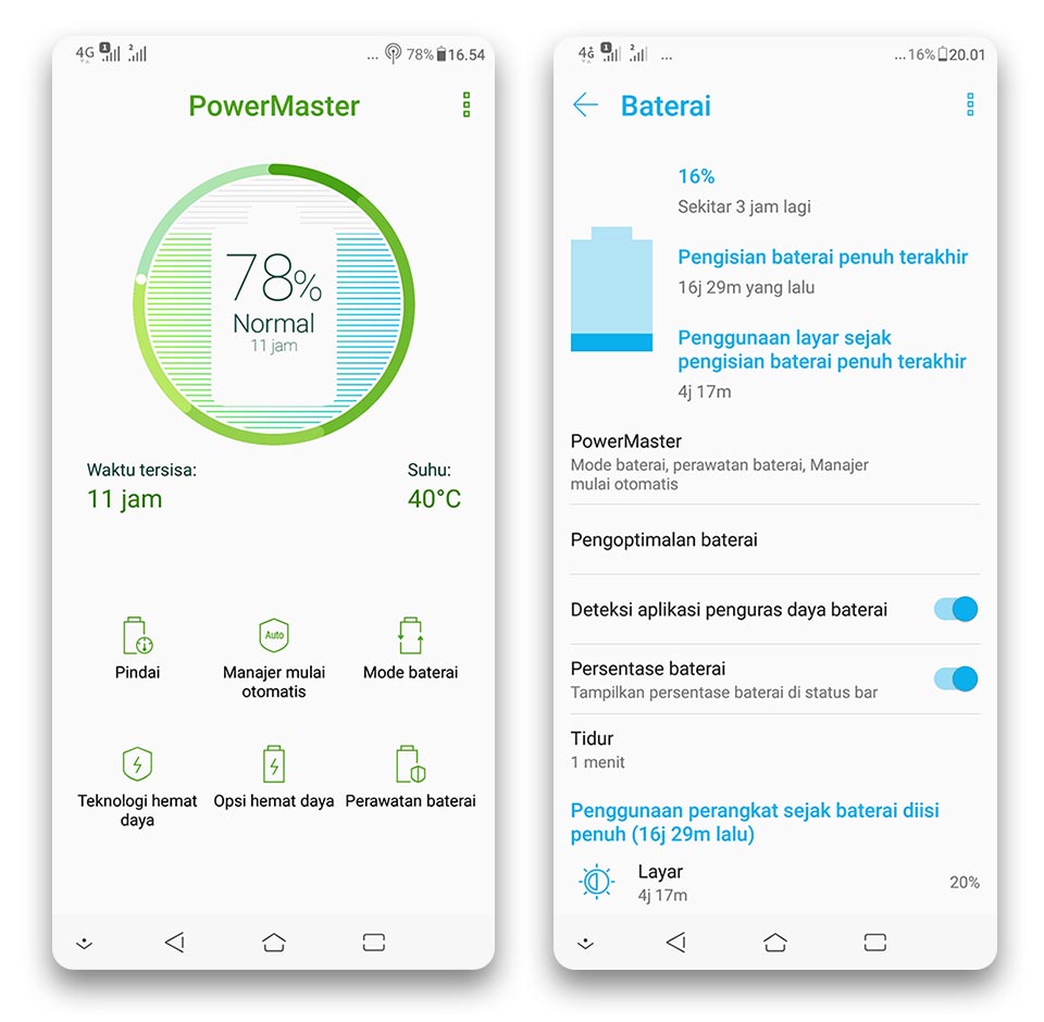 status baterai zenfone 5z